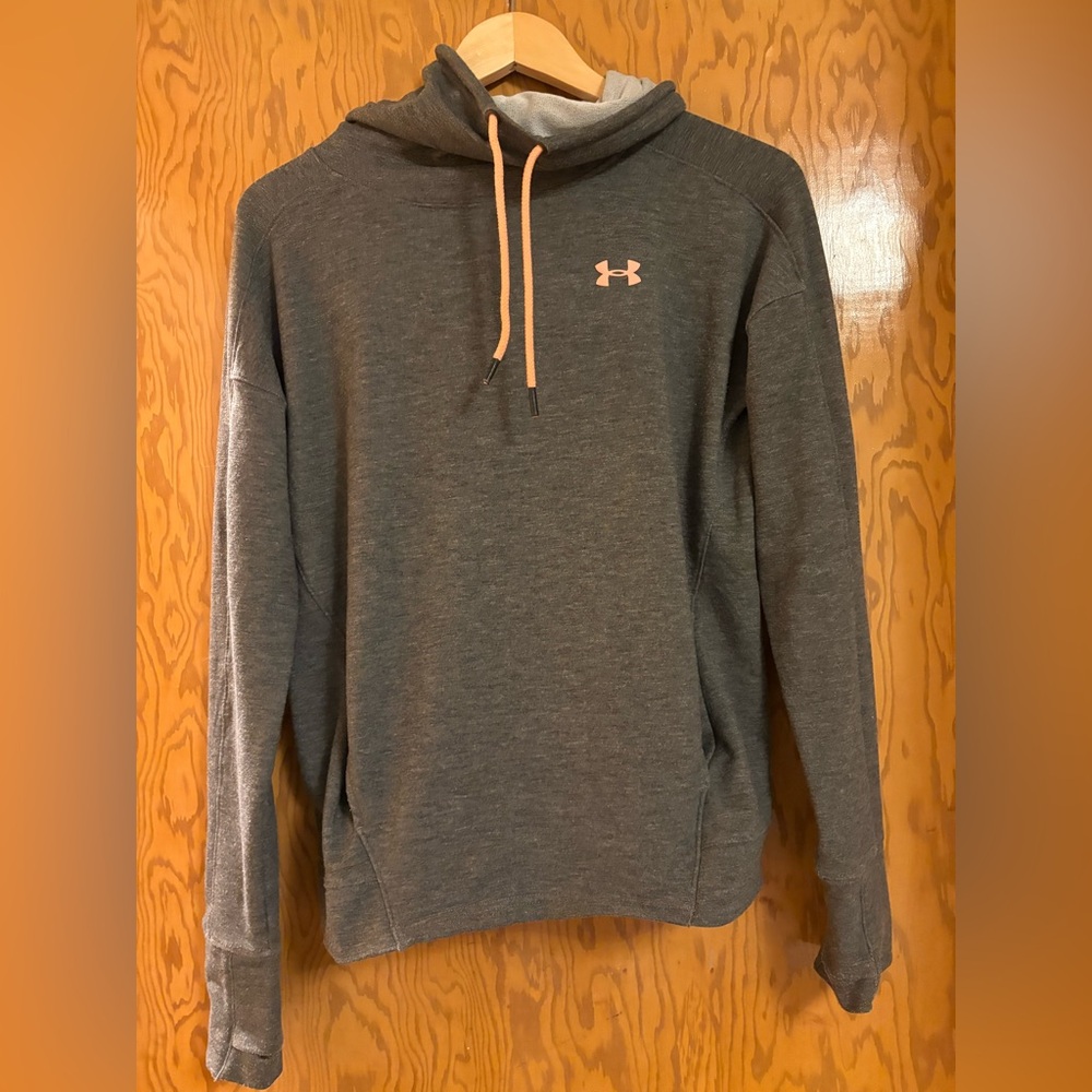 Under Armour Women's Gray Funnel Neck Sweater
